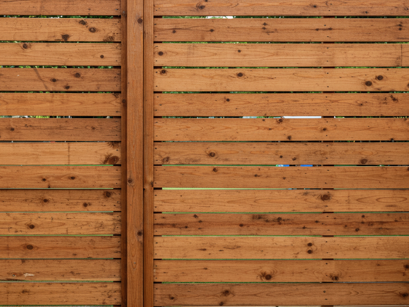 2. Pre Stained Right Wood Fence Supplies Yard