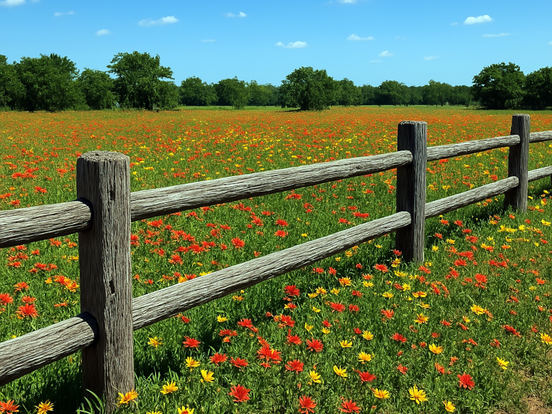 5. Split Rail Wood Fence Supplies