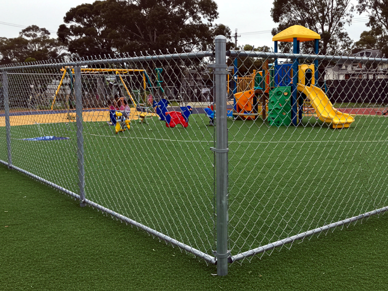 Galvanized Steel Chain Link Fence Supplies School Playground 1
